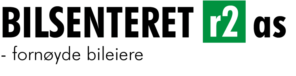 Bildet viser Bilsenteret R2 sin logo
